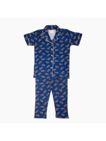 Stylebees Printed Women's Cotton Shirt with Pants Set